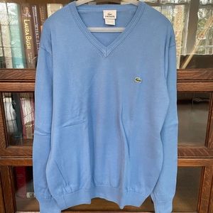 Men’s Lacoste Cotton Sweater V-Neck